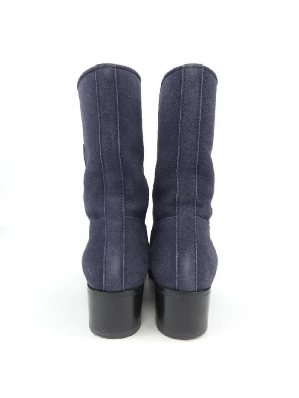 Chanel Boots Navy 36 - Picture 5 of 6